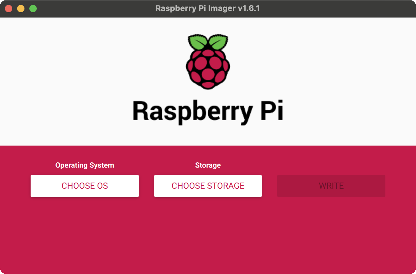 Raspberry Pi Imager Screenshot